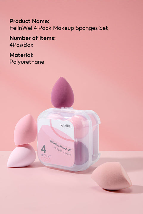 Soft Beauty Blender ( Pack of 4)