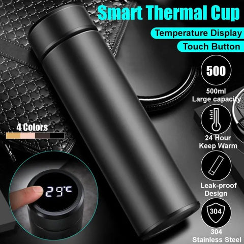 Digital Smart Thermos LED Water Bottel